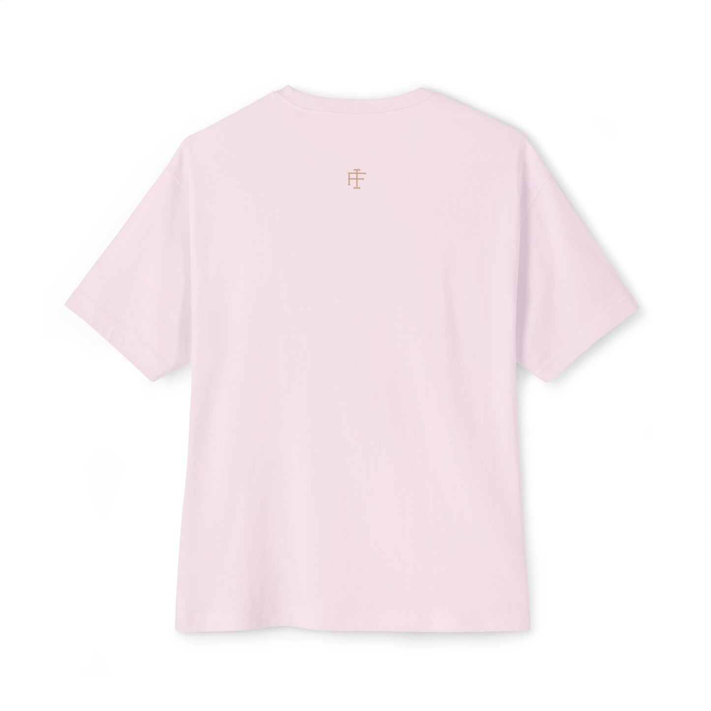 Insanely Fabulous Elegance: Oversized Boxy Tee with Sophisticated Teddy Design
