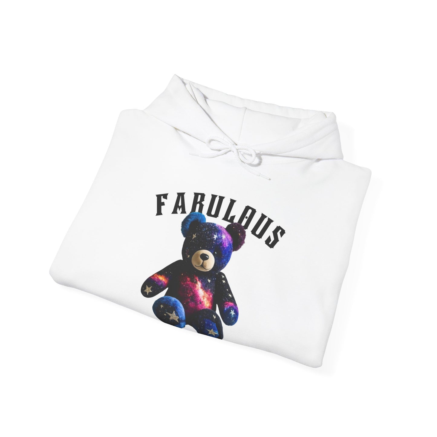 Fabulous Galaxy Dreams Hoodie with Cosmic Stardust Snugglebear Design