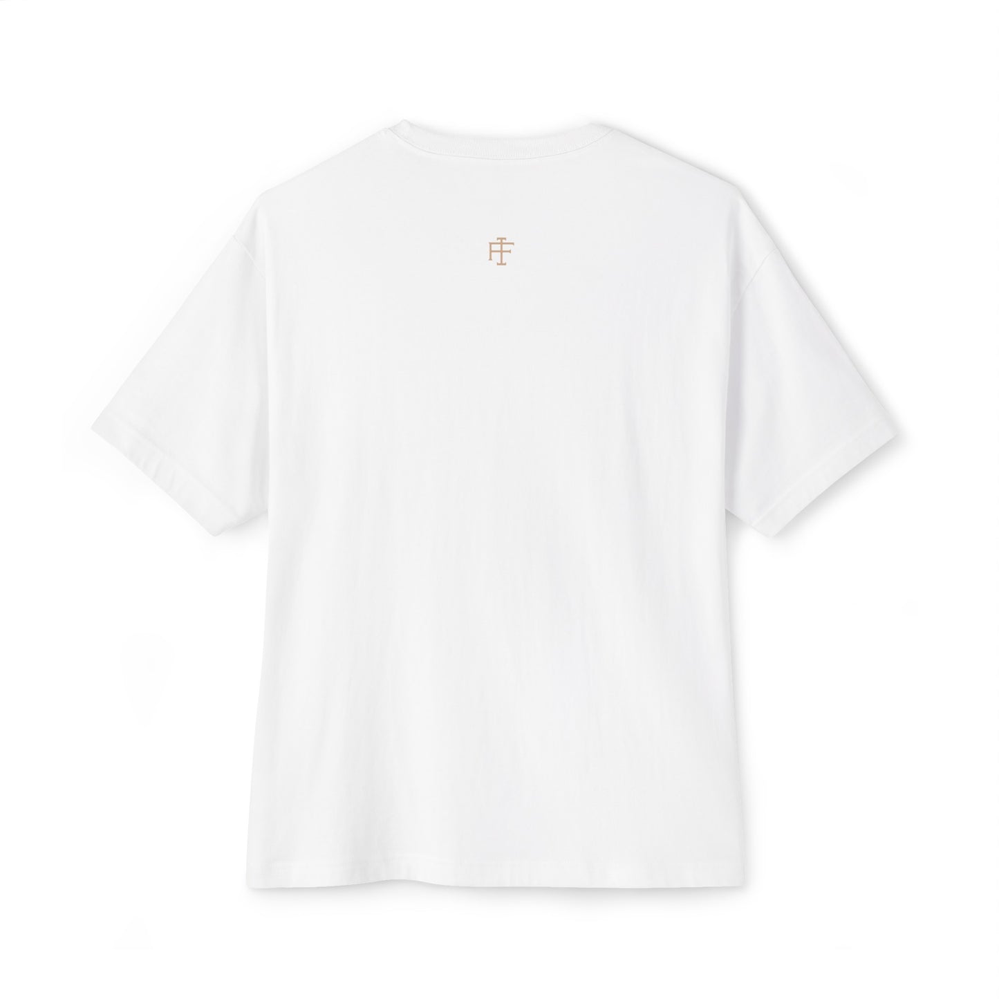 Insanely Fabulous Elegance: Oversized Boxy Tee with Sophisticated Teddy Design