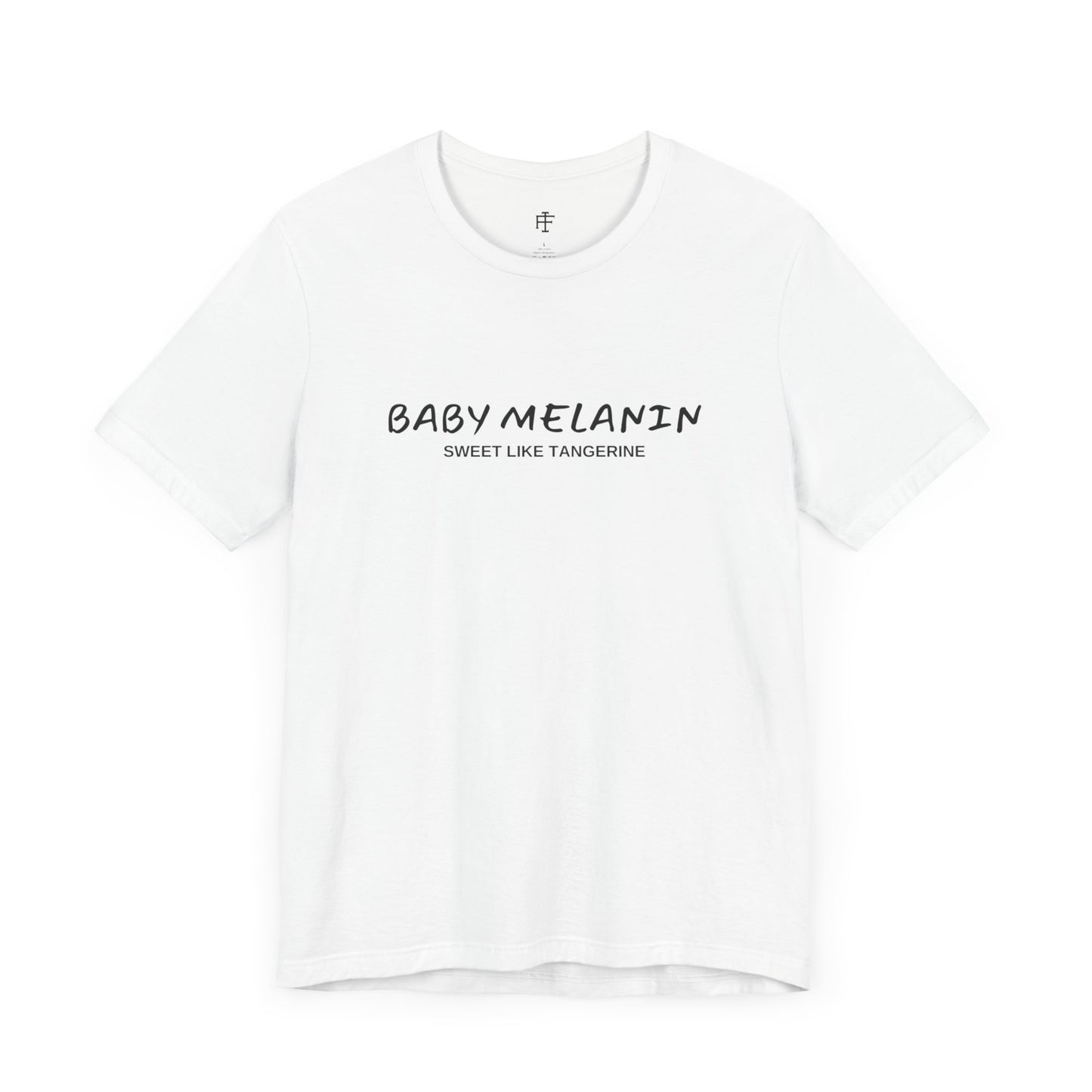 Women's Baby Melanin Tee: Sweet Like Tangerine