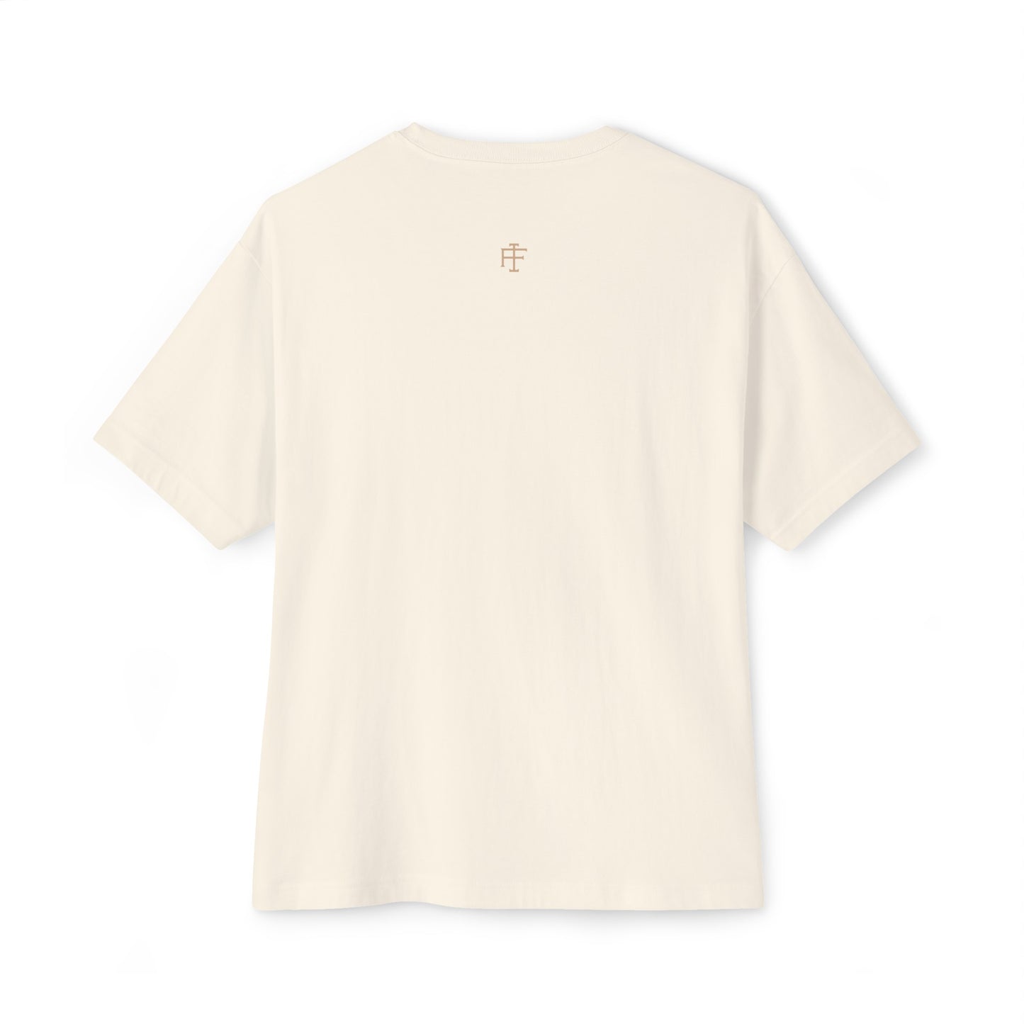 Insanely Fabulous Elegance: Oversized Boxy Tee with Sophisticated Teddy Design