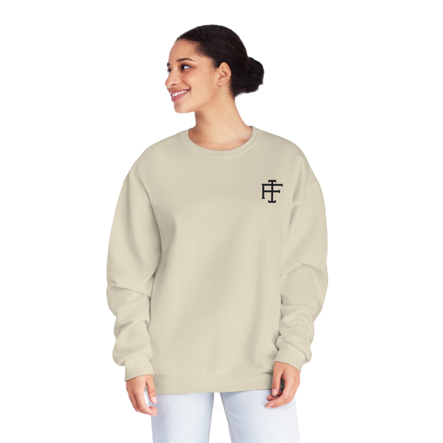 Insanely Fabulous Astronaut Bliss Back Design Crewneck Sweatshirt