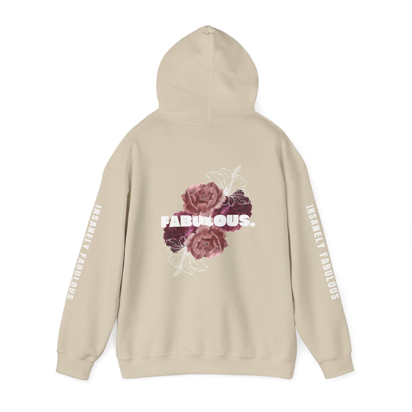 InsanelyBlend™ Fabulous Retro Floral Hooded Sweatshirt