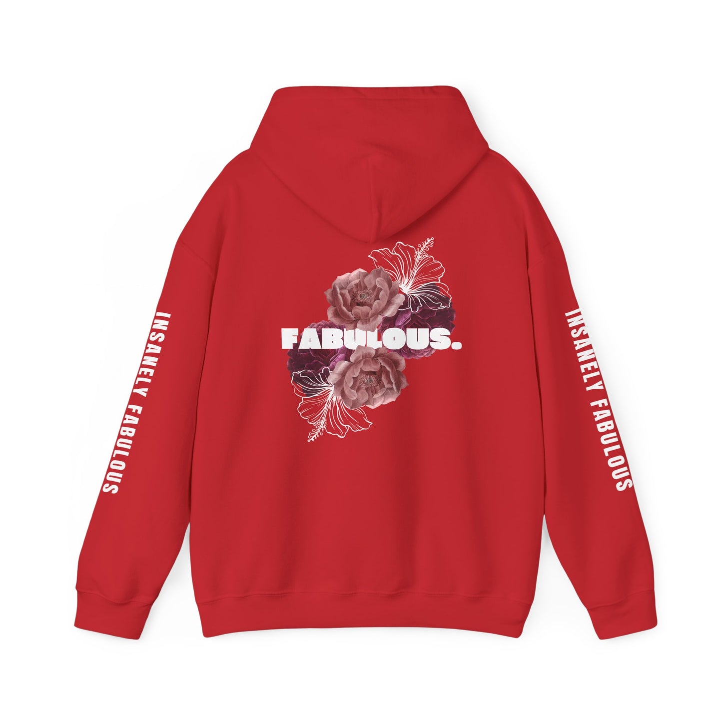 InsanelyBlend™ Fabulous Retro Floral Hooded Sweatshirt