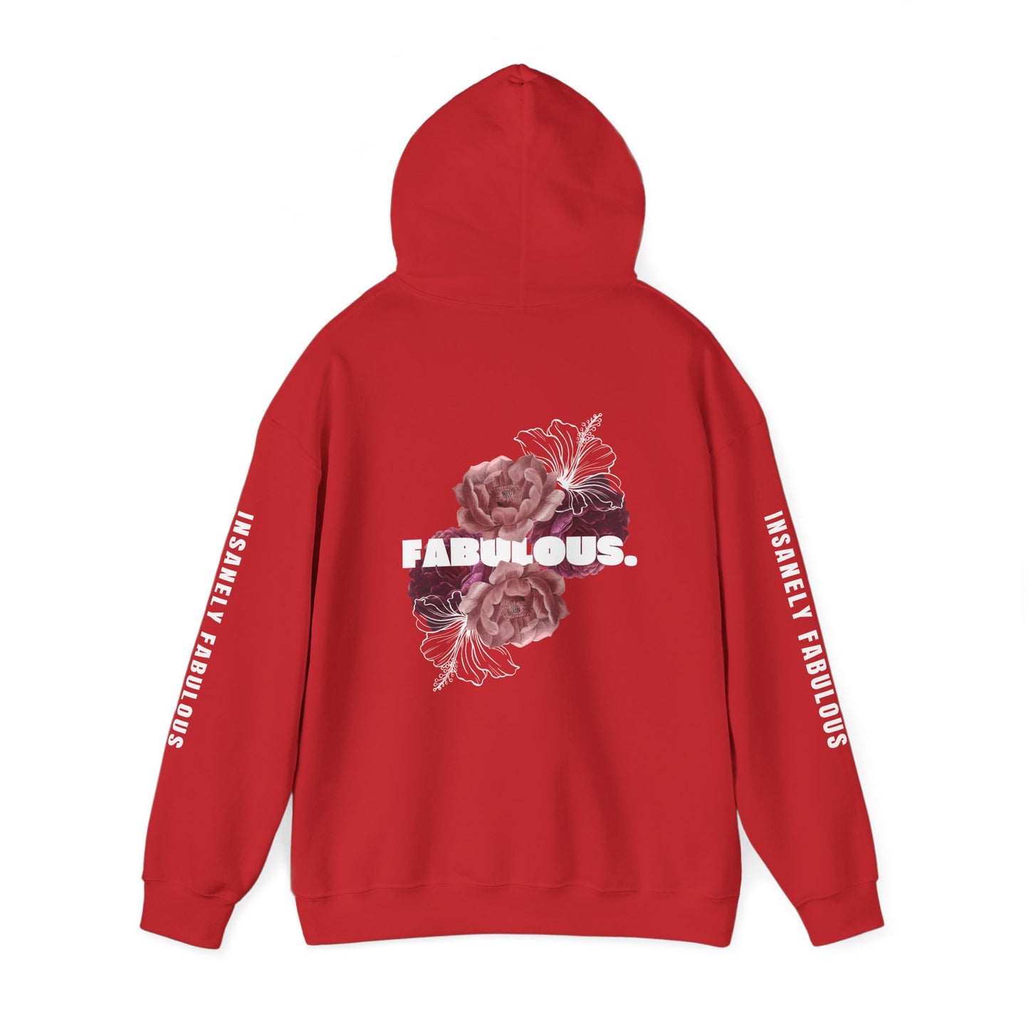 InsanelyBlend™ Fabulous Retro Floral Hooded Sweatshirt