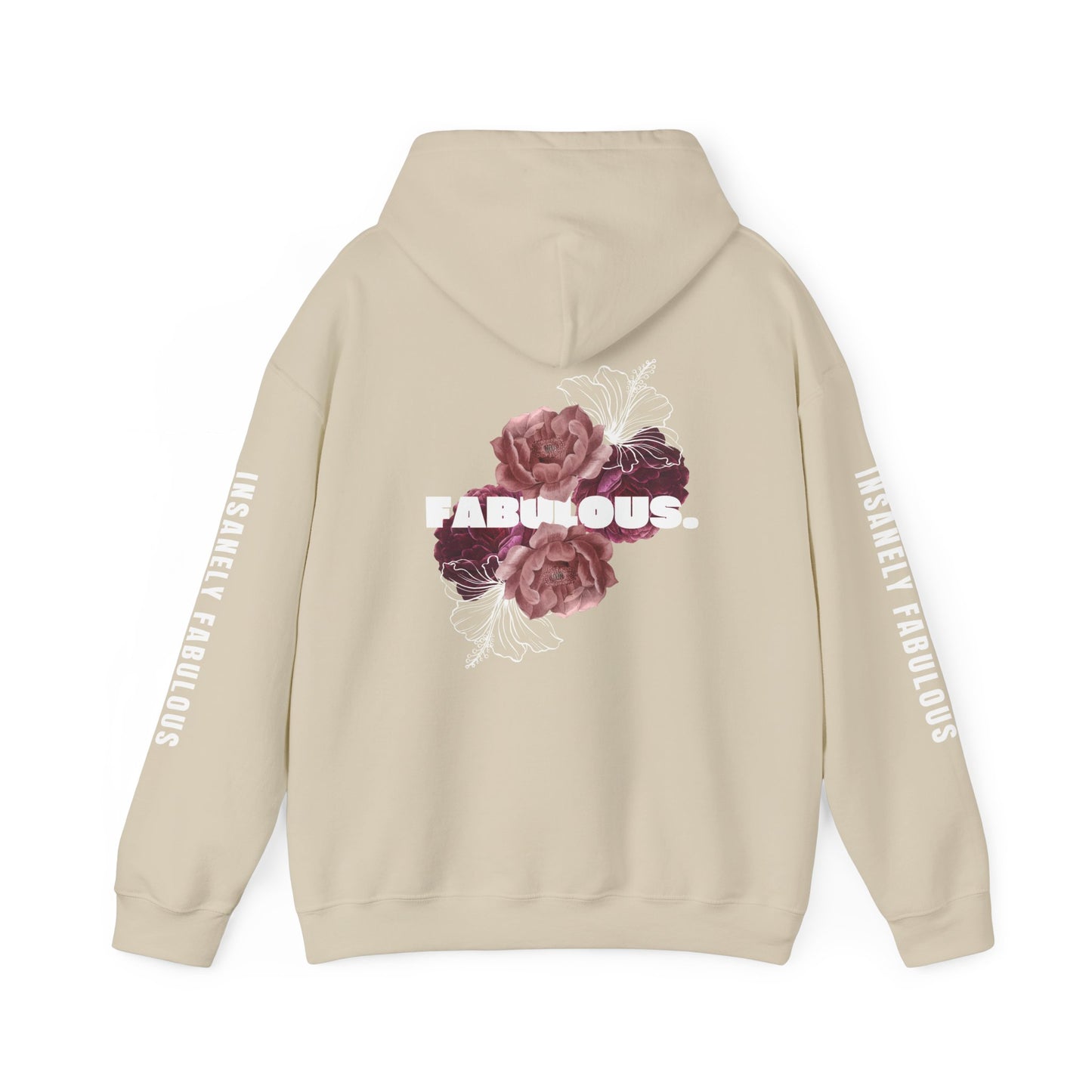 InsanelyBlend™ Fabulous Retro Floral Hooded Sweatshirt