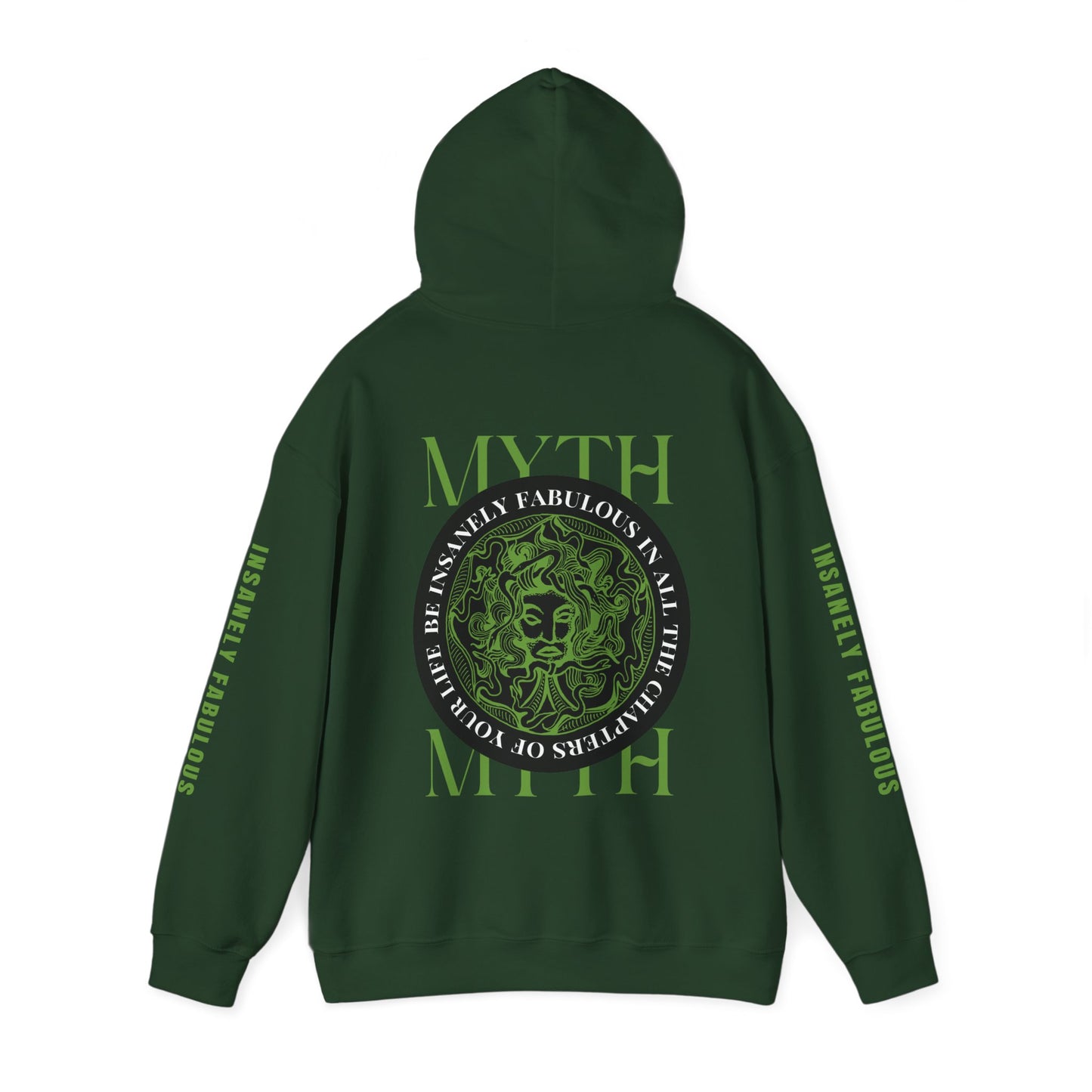 InsanelyBlend™ Insanely Fabulous Mythology Hooded Sweatshirt