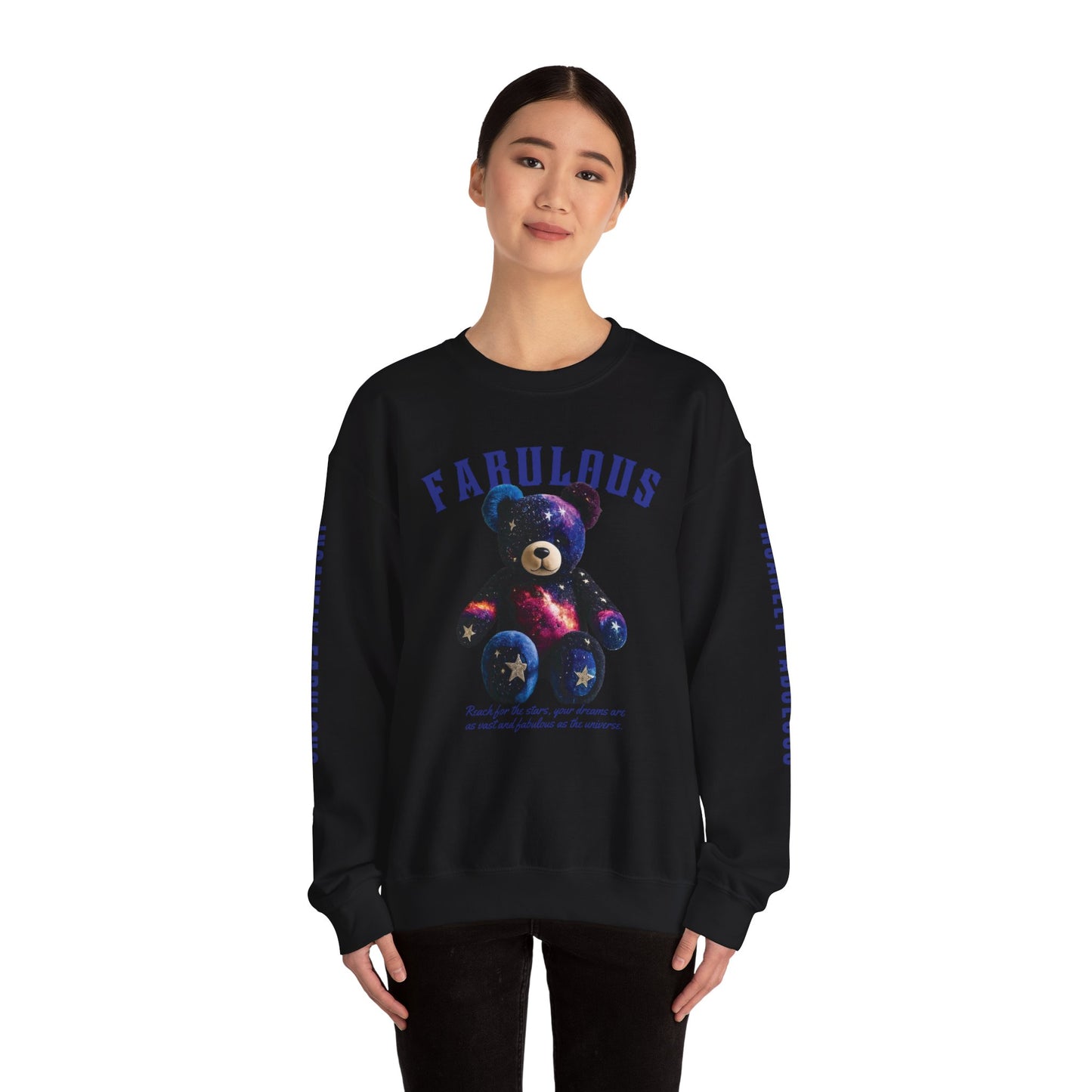 Fabulous Galaxy Dreams Cosmic Stardust Snugglebear Sweatshirt