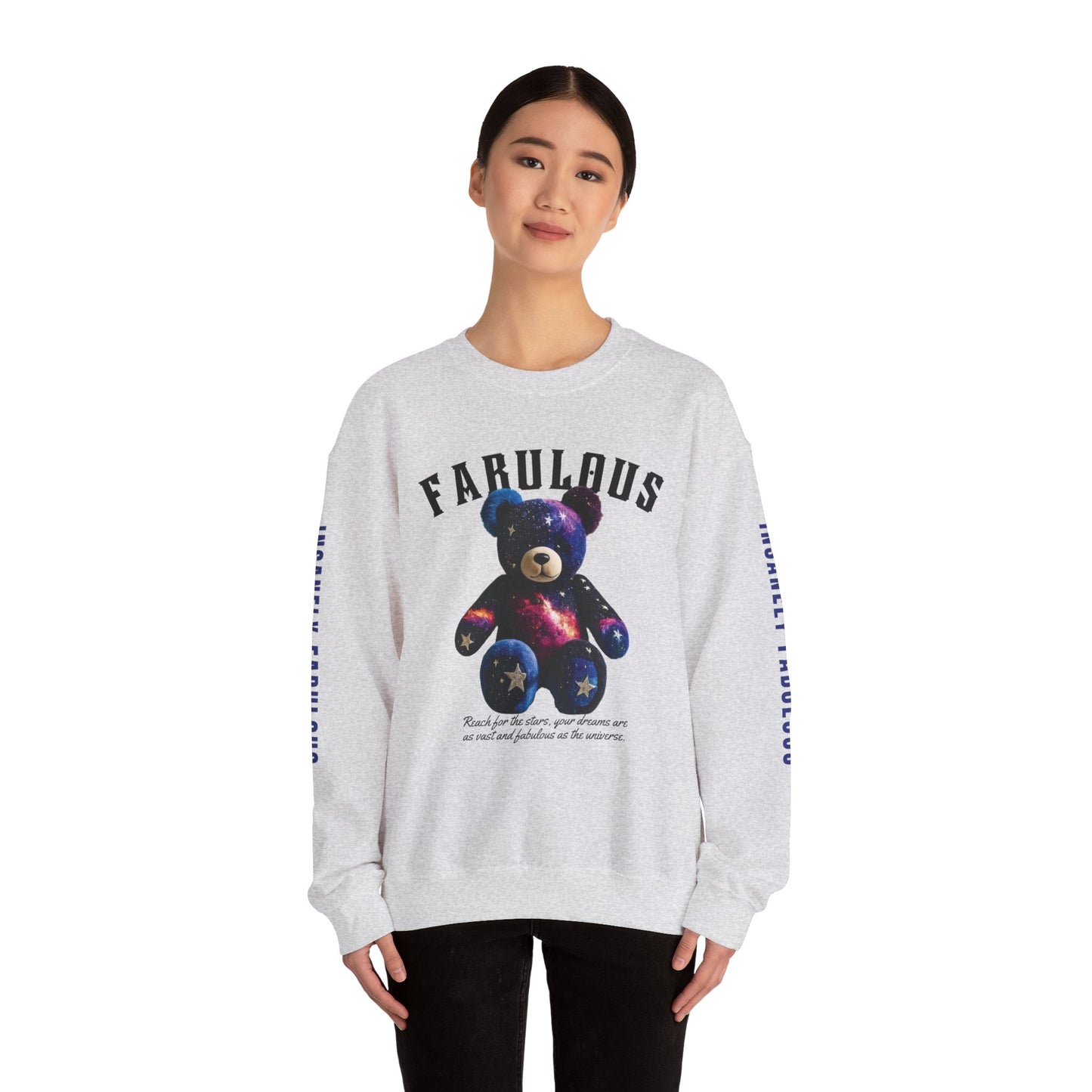 Fabulous Galaxy Dreams Cosmic Stardust Snugglebear Sweatshirt