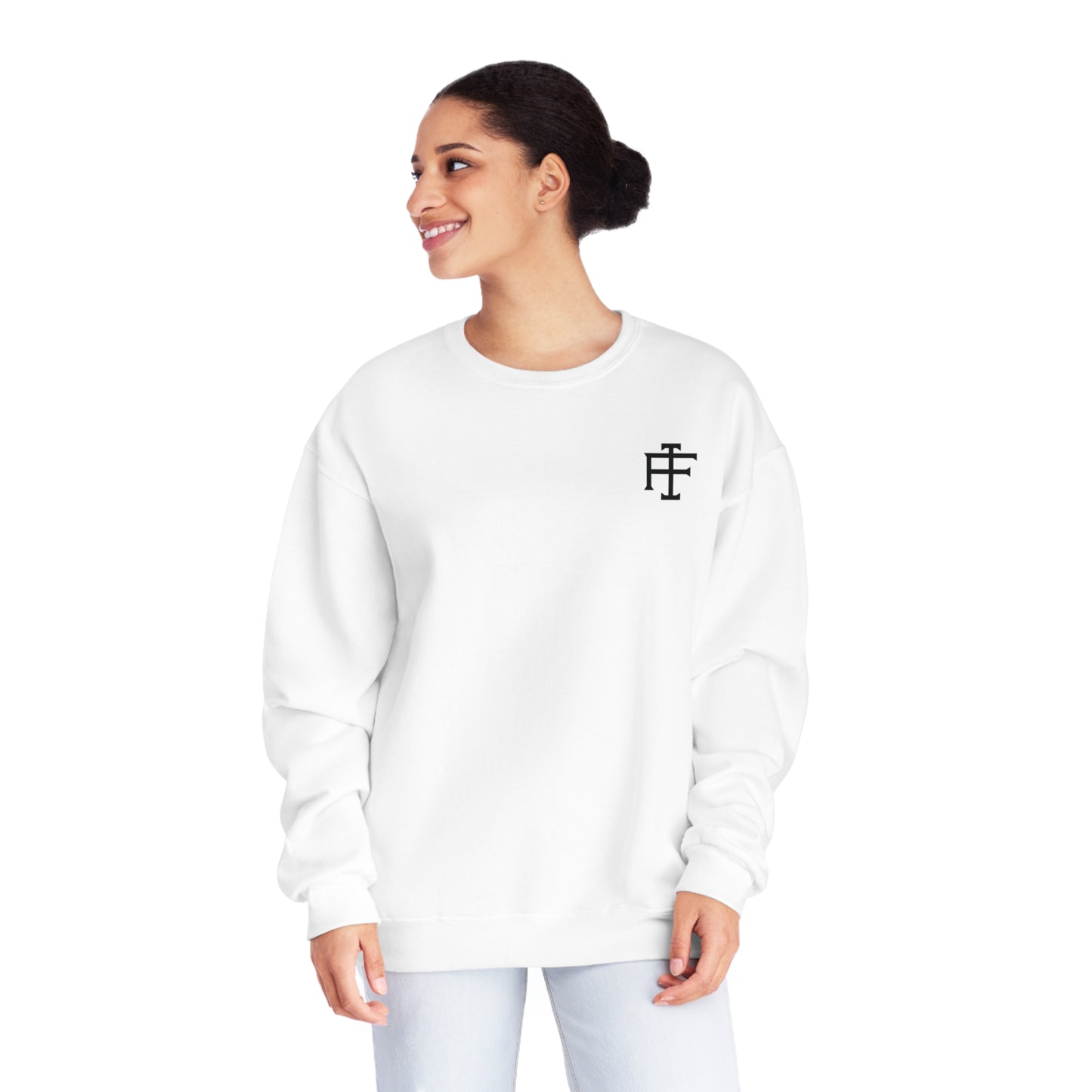 Insanely Fabulous Astronaut Bliss Back Design Crewneck Sweatshirt