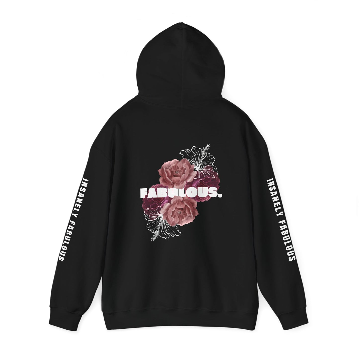 InsanelyBlend™ Fabulous Retro Floral Hooded Sweatshirt