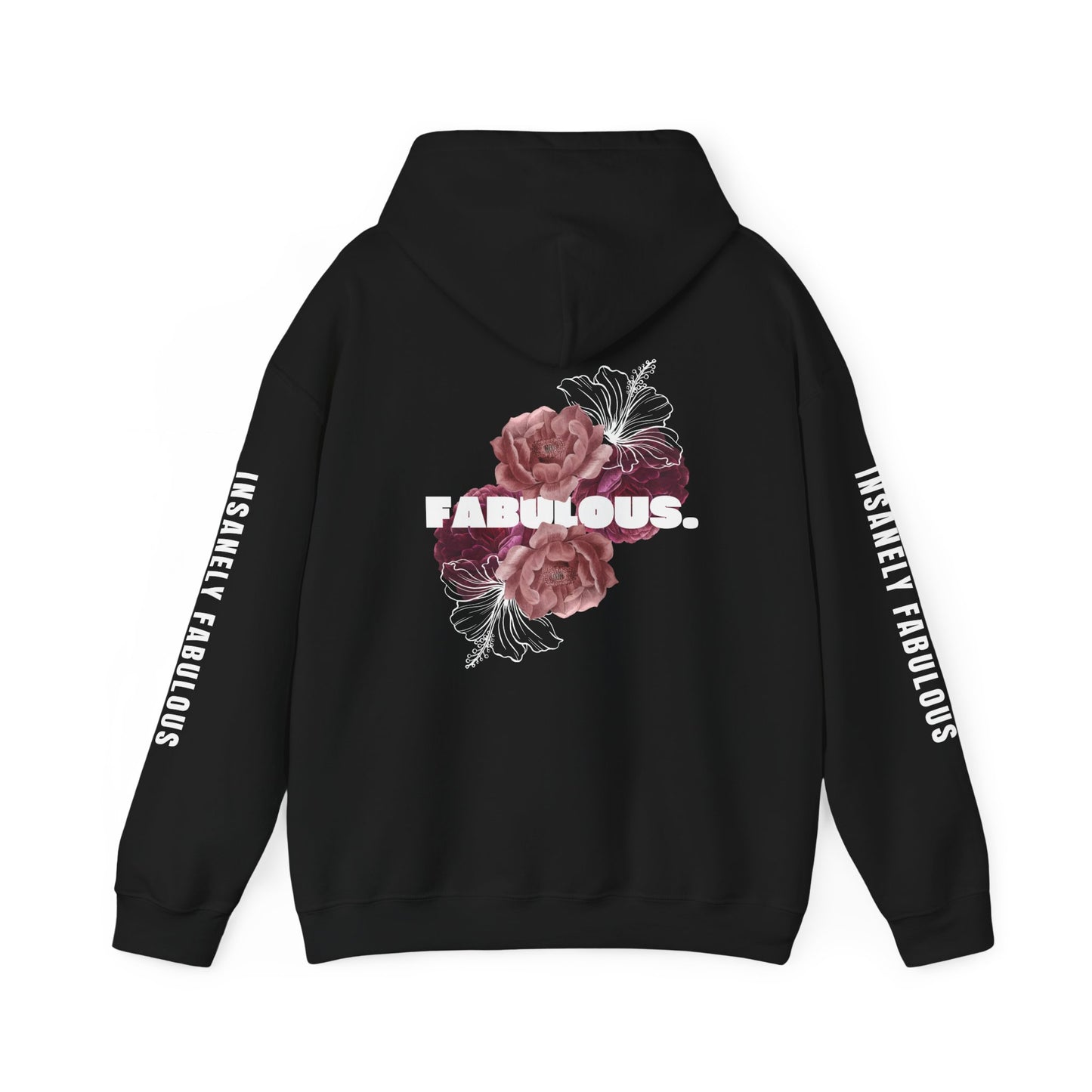 InsanelyBlend™ Fabulous Retro Floral Hooded Sweatshirt